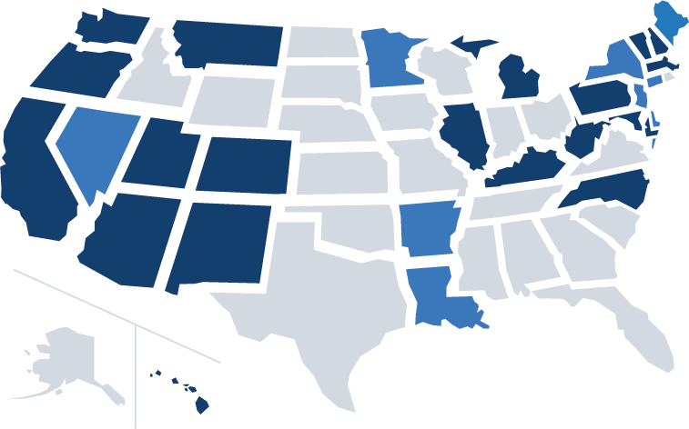 medicaid waiver map illustration